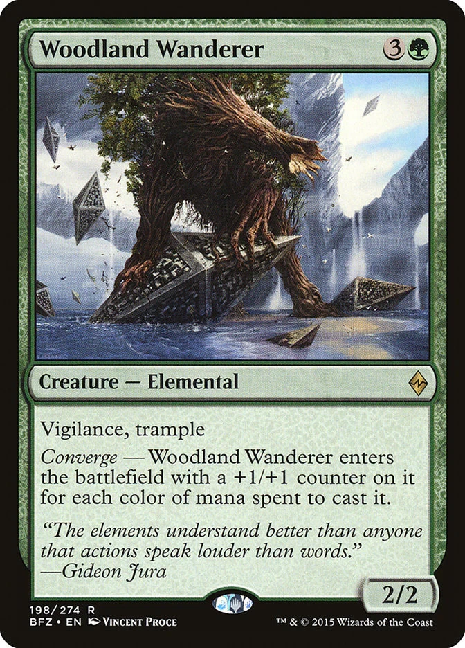 Woodland Wanderer [Battle for Zendikar] Near Mint - Image 1 of 1