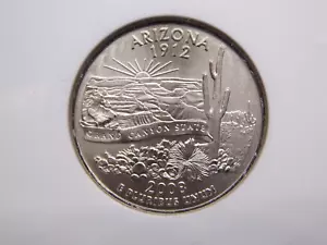 2008 "P" State Quarter **ARIZONA** SMS 25c NGC MS67 #006 Gem BU Unc Uncirculated - Picture 1 of 5
