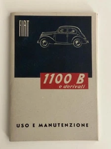 Libretto uso e manutenzione FIAT 1100B e derivati - Foto 1 di 1
