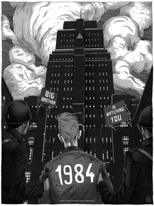 Olivier Bonhomme 1984 Black and White Variant BNG Giclee # of 50 - Bild 1 von 1