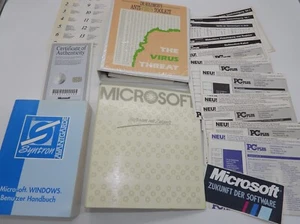 MICROSOFT Handbücher, Ordner, Aufkleber, Übersichtskarten,...... - Bild 1 von 9
