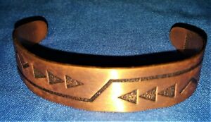  Handgefertigtes hochwertiges Kupferarmband #27 natives Symbol ~ heilende Wirkung von Kupfer