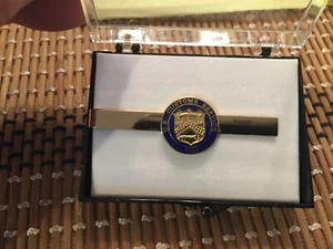 U.S. Customs Service Enameled Medallion Tie Bar - Vintage - Picture 1 of 4