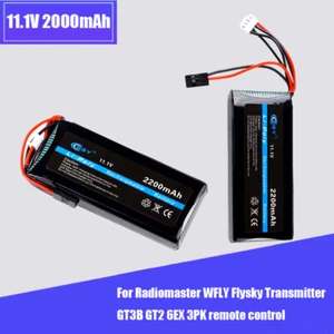 2× 11.1V 2200mAh 8C BQY Transmitter LiPo Battery for Walkera WFLY FS Transmitter - Picture 1 of 6