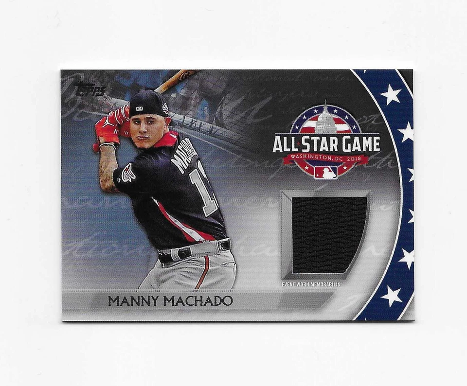 2018 Topps Update ALL STAR GAME JERSEY Stitches Manny Machado San Diego Padres - Image 1 of 3
