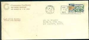 Camara Gallery Show John Gorsvans Paintings Latvian-American 1960 Mailed Flyer - Picture 1 of 2