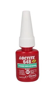 Adhesivo para casquillo Loctite, fusible de tornillo Loctite 648 botella de 5 ml de alta resistencia - Imagen 1 de 1
