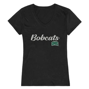 Ohio University Bobcats OU NCAA Script Tee Women T Shirt - Picture 1 of 1