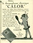 Publicité Ancienne Le Thermoplasme Électrique Calor 1927 Issue De Magazine
