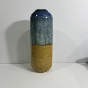 Ceramic Vase Cylinder Container Multicolor 15 In Height - Picture 1 of 4