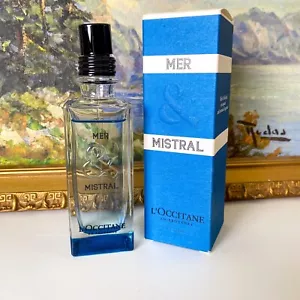 Profumo LOW-FILL L'Occitane Mer & Mistral Eau De Toilette Spray 2,5 oz 75 ml + SCATOLA - Foto 1 di 7