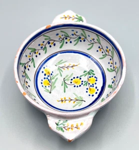 Antique 17th–18th Century French Grand Feu Faience Bowl Hand Painted Tin Glazed - Picture 1 of 18
