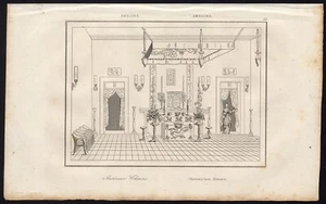 Antique Print of the Interior of a room in Chinese style by Rienzi (1836) - Picture 1 of 1