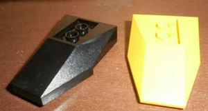 LOT of 2 LEGO WEDGE TRIPLE INVERTED 6x4 REPLACEMENT PART #4856 Mini Figures EUC - Picture 1 of 3