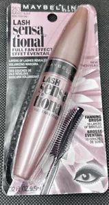 Maybelline Lash Sensational Washable Mascara 253 Blackest Black🌸💄❤️🌸❤️💄🌸 - Picture 1 of 6