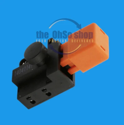 ECHTER FLYMO Turbo Compact 330 Plus Rasenmäher - Ein- Und Ausschalter Und Knopf - Bild 1 von 4