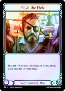 FAB COLD FOIL Patch the Hole - Treasure Pack Card # 096 - Imagen 1 de 1