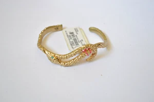 Nuevo Brazalete Brazalete Serpiente RACHEL Rachel Roy Tono Dorado - Imagen 1 de 3