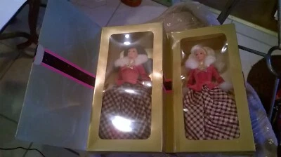 (2) MUÑECAS BARBIE - NUEVAS EN CAJA - RAPSODIA DE INVIERNO - EXCLUSIVA DE AVON - 1996 POR MATTEL Foto 1 de 4