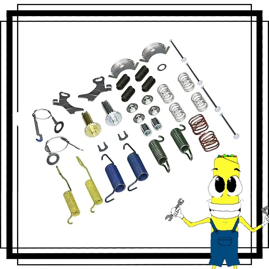 Kit completo de herrajes de tambor de freno trasero para Ford Bronco II 1987-1990 con tambores de 10 pulgadas Foto 1 de 1