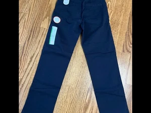 Boys Size 10 School Uniform Pants, Navy Blue, New w/Tags, Wonder Nation Brand - Picture 1 of 2