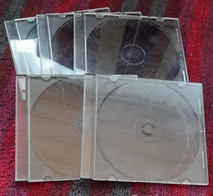 1 DVD CD Hüllen Slimcase CD Leerhülle für 1 CD, dünn 0,5 cm - Bild 1 von 4
