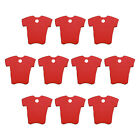 Metal Cloth Tags Stamping for Pet Dog ID Tags,10 Pcs(Red)