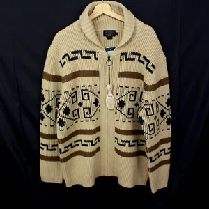 New Pendleton Westerly Lambs Wool Shawl Cardigan Jacket Size XL Womens - Picture 1 of 11