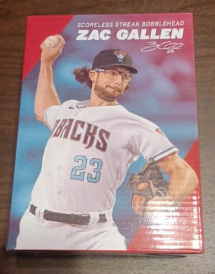 2023 Zac Gallen Arizona Diamondbacks New Bobblehead - Scoreless Streak  DD3 - Image 1 of 4