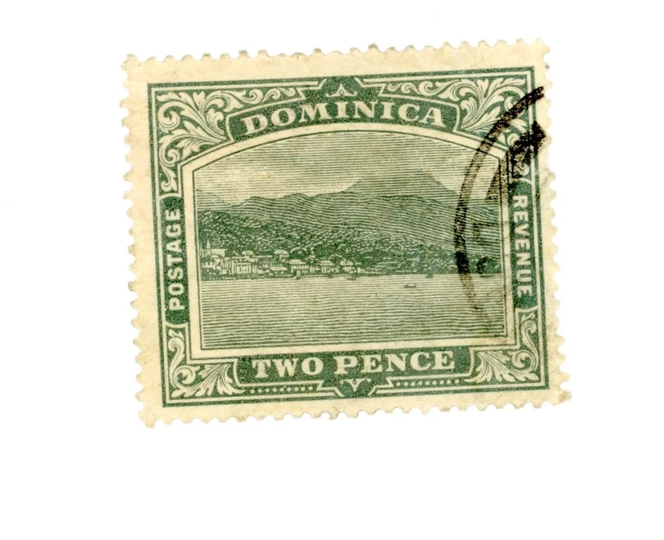 DOMINICA--Sello individual Scott #52 Foto 1 de 1