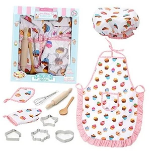 Kids Chef Set, 11PCS Toddler Cooking and Baking Set Toddler Chef Hat and - Picture 1 of 7