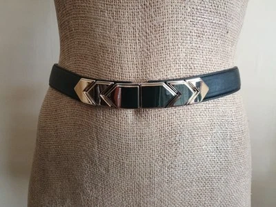 White House Black Market Belt Silver Arrow Buckles Women's Sz XS/S Adjustable - Image 1 of 4