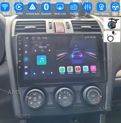 For Subaru Forester Impreza 2012-2015 CarPlay Android Car Stereo Radio 4+64G SWC - Image 1 of 4