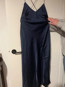 Show Po Navy Midi Dress size 14 - Picture 1 of 3