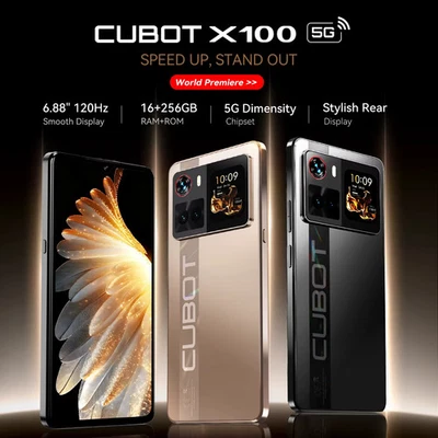 Smartphone 5G Cubot X100, Android 15, Dimensity 7025, 6nm, 2.5GHz, schermo da 6. - Immagine 1 di 4