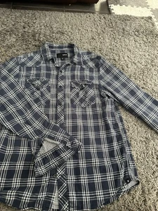 Hurley X Men’s Long Sleeve Thick Shirt Large - Picture 1 of 5