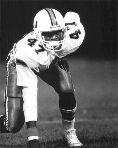 1986 Miami Hurricanes MICHAEL IRVIN 8x10 Photo College Football Print Poster Cover
