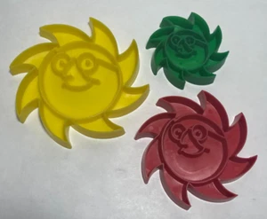 Set of 3 Vintage 1981 Sun Giant Raisin Cookie Cutters - Advertising - Picture 1 of 5
