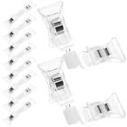 10 Pcs Advertising Double-headed Clip Mini Tag Holder Label Labels
