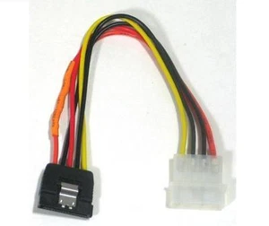 8 Inch GC8ATAL 4Pin Molex to 15Pin SATA Power Cable - Picture 1 of 1