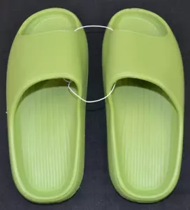 Litfun Damen-Pantoletten Sandalen/Duschpantoffeln – grün – Größe 9 - Bild 1 von 6