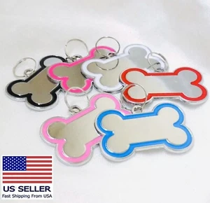 Custom LASER Engraved Personalized Stainless Steel Pet ID Tags Dog & Cat - Picture 1 of 12