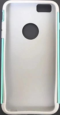 Funda ulak iPhone 6s Plus Ultra Delgada Híbrida Doble Capa Turquesa y Gris Foto 1 de 4