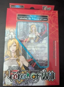 ~ NUOVO ~ Mazzo Acqua Forza di Volontà Valentina, La Principessa dell'Amore STARTER DECK - Foto 1 di 2