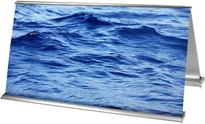 EXPOLINC ARENA doppelseitiges Outdoor Rollupdisplay/Bandenwerbung mit 2 Grafiken - Bild 1 von 5