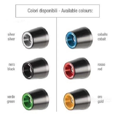 STABILIZZATORI CONTRAPPESI BILANCERI LIGHTECH KAWASAKI ZX10R 2016 2022 - Immagine 1 di 1