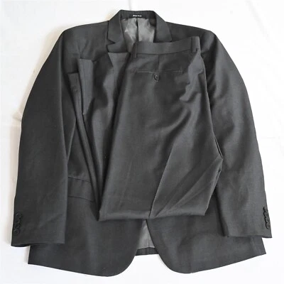 Giorgio Fiorelli 42R 36x32 Gray Superfine Mens Jacket Pants Suit - Image 1 of 4