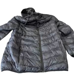 Contempo Casual Suburbia Marino Puffer Jacket W/Built-in Earphones, Black 2XL - Picture 1 of 6