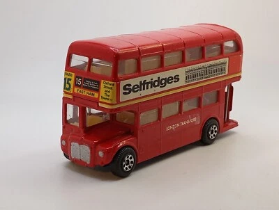 Vtg. 1974 Corgi Selfridges London Transport Route Master Double Decker Bus 1:50 - Image 1 of 4