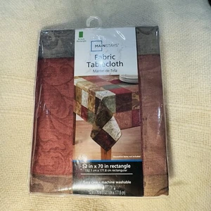 Mainstays Fabric Tablecloth Rectangle 52 X 70" Tuscany Autumn Colors New - Picture 1 of 11